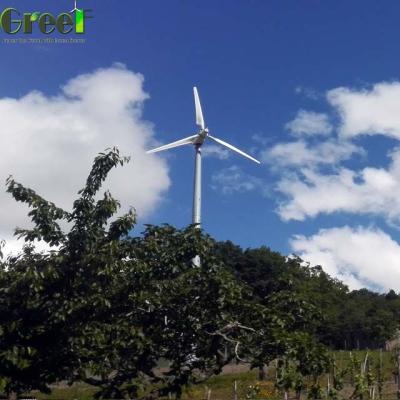 China 20KW Pequeno Solar Híbrido Pitch Control Ventilador Turbina Eólica Para Gerar Energia Elétrica à venda