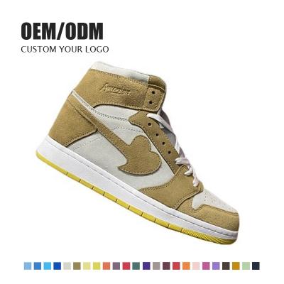 China Fashion Trend High Quality China OEM Basketball Shoes Sneaker Men High Quality Custom Made Manufacturer Small Orders for sale