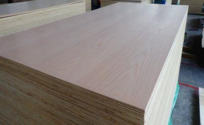 China Madera contrachapada del roble rojo de la calidad P/C del AAA, desgaste de la madera contrachapada del grado del gabinete - resistente en venta