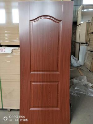 China Height 2150mm HDF Door Skin 3mm / 4mm Thickness Natural Veneer Surface for sale