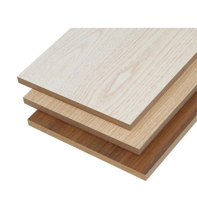 China Natural Wood Color Melamine Faced MDF Board Polished Surface FSC Compliant for sale