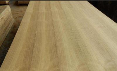 China Natural Burma Teak Plywood , Decorative Plywood Sheets Straight / Flower Veneer for sale