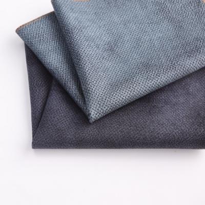 China Hot Selling High Quality Soft Hand Feeling Anti-Static Comfortable Sofa Fabric 100% Polyester Warp Textured Velvet for sale