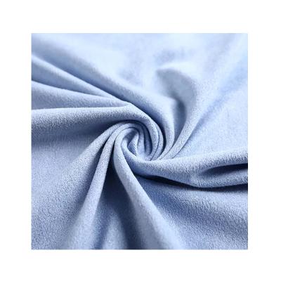 China New Arrival High Quality 100% Polyester Fabric Breathable For Sofa Single Or Double Side Suede Fabric Sofa for sale