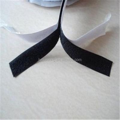 China Durable Nylon Black White Tape Of Hook And Loop Fasteners for sale