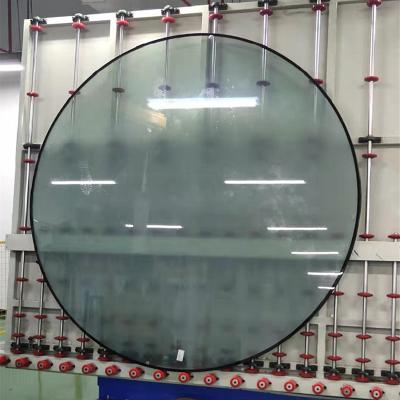 China HEWEI Modern Custom Sun Shading Heat Insulation Tempered Glass Dome For Roof Glass Skylight for sale