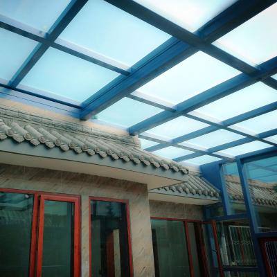 China HEWEI Modern Smart Glass Skylight Roofing Thermal Insulated Safety Laminated Tempered Glass For Commercial Building / Sunroom / Villa for sale