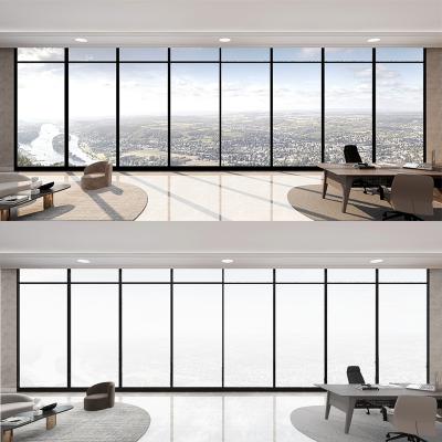 China Contemporary HEWEI Thermochromic Frameless Smart Sun Shading Clear Tempered Glass Wall Building Glass 2 Year Float Glass Price Curve , Flat for sale