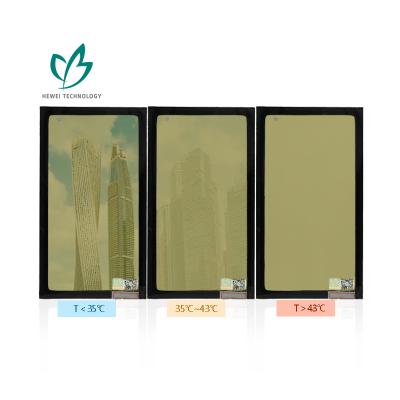 China HEWEI Contemporary Multi Pane Building Glass Thermochromic Laminated Glass for sale