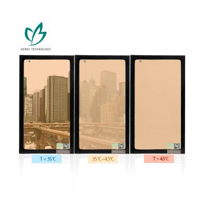 China HEWEI Contemporary Innovative Dynamic 12mm 6mm Smart Film Shading Glass For Workspace for sale