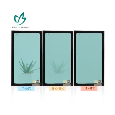 China Contemporary HEWEI High Quality Thermochromic Smart Dynamic Sun Shading Glass For Healthcare Building Glass for sale