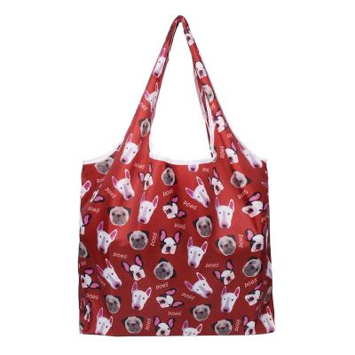 China New Convenient Portable Grocery Bag Hot-selling Environmentally Friendly Reusable Shopping Handbag for sale