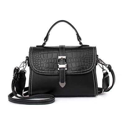 China Others Best Sell Fashion Shape Rectangular Crocodile Pattern With Lock Women's Handbag for sale