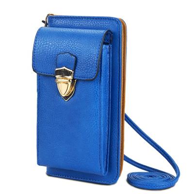 China Wholesale Portable Large Capacity Smart Ladies Phone Clutch Purse Wallet Case Mobile Phone Wallet For Women for sale