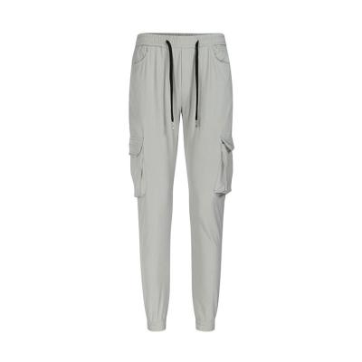 China Anti-Wrinkle Harem Trotter Pants Men's Casual Multi-pocket Sweatpants Streetwear Pile Cargo Pants for sale