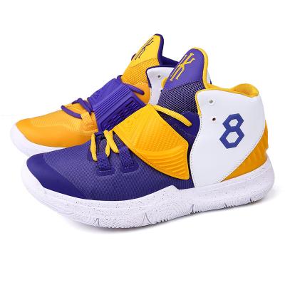 China Kobe Basketball Shoes Rubber For Men Outdoor Sports Shoes Non-slip Anti-collision Basketball Shoes Training High Top Sneakers Boys for sale