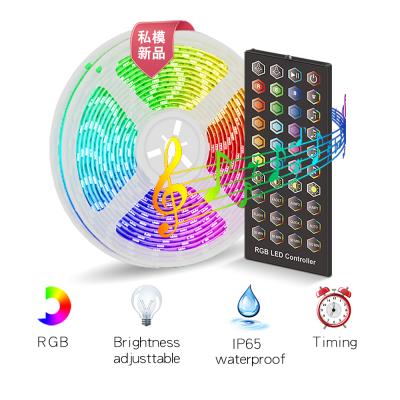 China LANDSCAPE NEW IP65 10m32.8ft SMD5050 150LEDS Music Control Timer Controller FUll Kit Strip Light/Set 12v IR LED 40KEY for sale