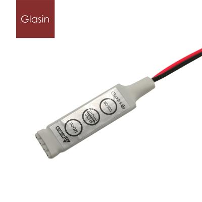 China DC12V Led Controller Dimmer   Remote To Control Lighting Single Color Led Strip 3528 By 50 for sale