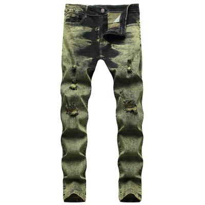 China New xxl size xxl xxl 85% cotton QUICK DRY cotton men's stretch pants straight men's slim jeans for sale