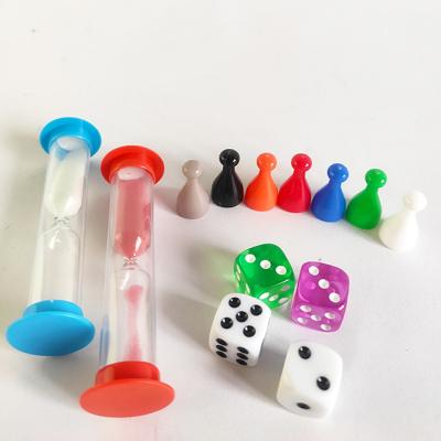 China Wooden Board Game Accessories Custom Game Pledges Wooden Pieces Plastic Pieces for sale