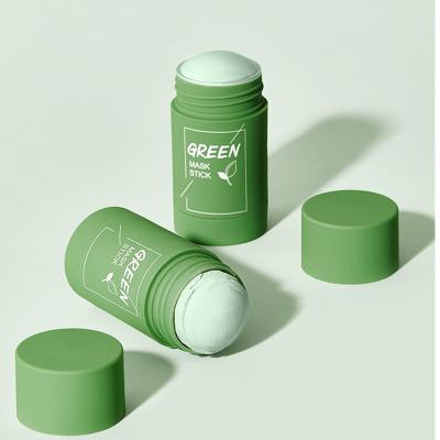 China 2021hot sale solid green moisturizer face mask stick with green tea extract dimension E to moisturize cleansing for sale