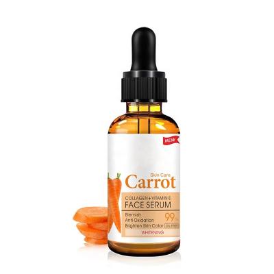 China Carrot Skin Care Essence Whitening Revitalizer OEM/ODM Face Skin Serum Natural Deep Moisturizing Anti Aging Serum for sale