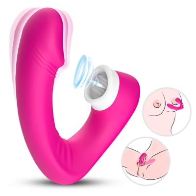 China 2 fêmeas em 1 língua do sexo que lambe o vibrador, brinquedos adultos do sexo de Clit da novidade à venda