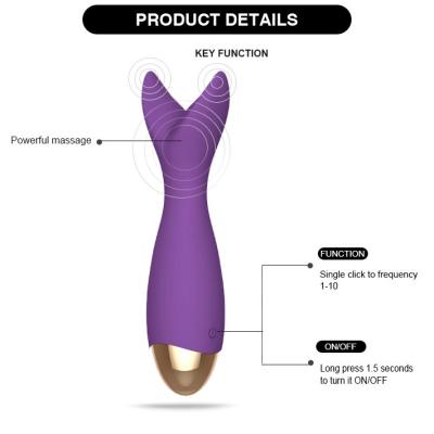 China 10 Modes Waterproof Female Orgasm Toys Anal Vaginal Vibrator for sale