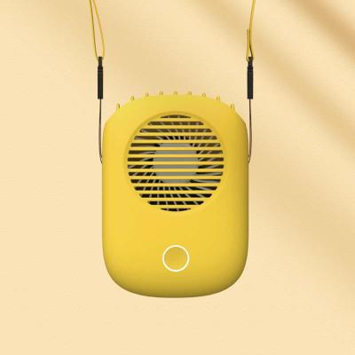 China Mini Portable Personal Car Fan USB Rechargeable Hands-Free Fan Neck Band Cooling Hanging Fan for sale