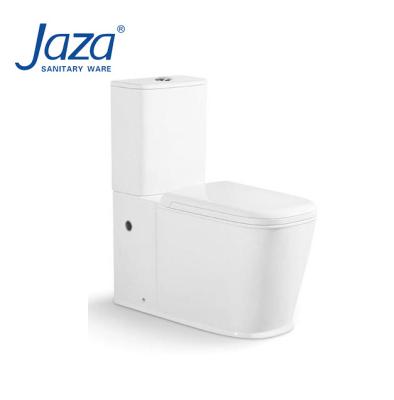 China Creamic European Sanitary Ware Double-Flow Bathroom Porcelain WC Style Modern Two-Piece Toilet for sale