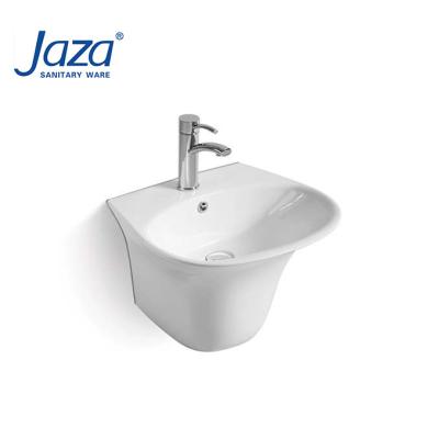 China Modern Modern Round Design Sanitary Ware Wall Hung Sink Ceramic Wall Hung Basin For Bathroom Wash Basin for sale