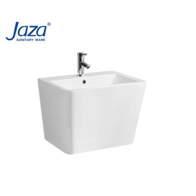 China Modern Design Modern Sink High Quality Solid Exterior Wall Hung Bathroom Small Ceramic Sink for sale