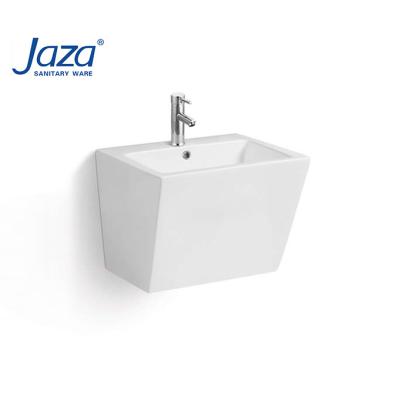 China Modern high quality back to wall washbasin vanity bathroom sinks wall hung basin for sale for sale