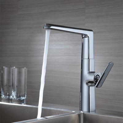 China Metered Faucets Australian Style Electroplate To Pass High Quality Brass Chromed Desktop Tall Basin Water Faucet Kitchen Sink Faucets for sale