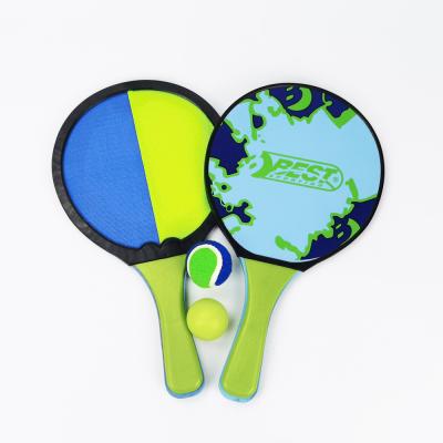 China Durable Shawview Customize Logo Use Beach Double Tennis And Sticky Rackets Paddling Plastic Or Wood For Outdoor Sports for sale