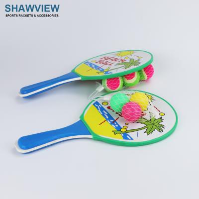 China Universal Beach Tennis Rackets Shawview Beach Racket Paddle Ball Beach Toss and Hook Beach Tennis Rackets for sale