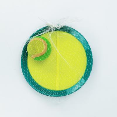 China Universal Yellow Plastic Sticky Ball Shawview Beach Paddle Throwing Paddle and Hook Beach for Kids Sports for sale