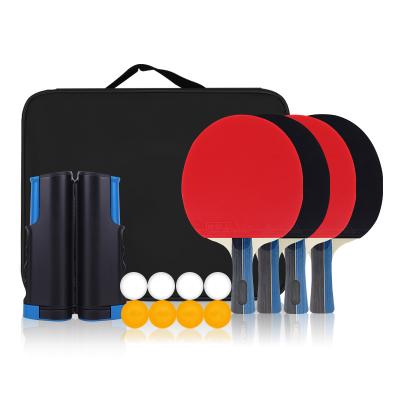 China Shawview Durable Hot Sale High Quality Professional Table Tennis Racket Set With Bag For Junior Athlete for sale