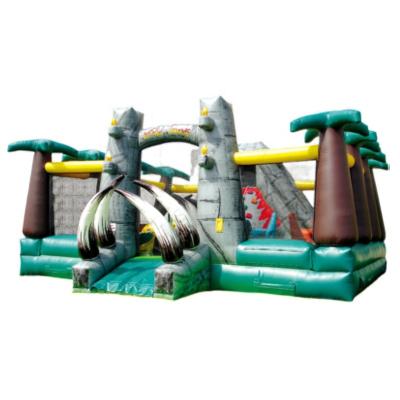 China City Giant Inflatable Playground Amusement Amusement Park 0.55mm PVC Tarpaulin 0.55mm PVC Tarpaulin Adventure Funfair Activity Race Dinosaur Jurassic Theme For Sale for sale