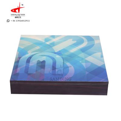 China Handmade Shiny Luxury Wooden Chocolate Dates Box Packaging Box For Dates for sale