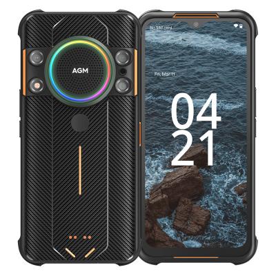 China Dual SIM Card AGM H5 Pro Phone Night Vision Rugged Waterproof 8GB+128GB Fingerprint Unlock 7000mAh Android 12 NFC Game Mobile Phone for sale