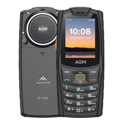 China Dual SIM Card Global AGM M6 Mobile Smartphone IP68/IP69K/MIL-STD-810G 2.4 inch Waterproof Dustproof BT FM Torch 4G Shockproof Rugged Phone for sale