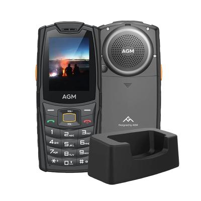 China Dual SIM Card AGM M6 4G Rugged Top Feature Phone With Charging Dock for sale