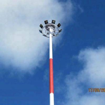 China 15m-60m high steel mast for sale