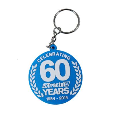 China Plastic Personalized Eco Friendly PVC Soft Rubber Key Rings With Your Logo for sale