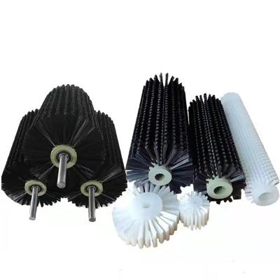 China Solar panel cleaning brush cylinder roller cleaning brush for fruit vegetable glass washing machine for sale