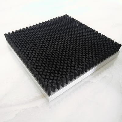 China Custom Tufted Cleaning Strip And Plate Brushes Nylon Polishing Tower Cleaning Brush for sale