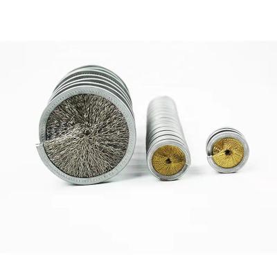 China Wire Brush Polishing Cylindrical Spiral Brush Customized Inside / Inside Coil Spring Brush for sale