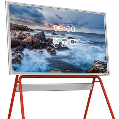 China Classroom 75 Inch Flat Panel Board 4K Smart TV LED LCD Player Stand Video Wall Digital Signage OLED Interactive Advertising Display for sale