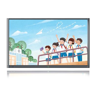 China 86 Inch Meeting School Online Monitor Teacher School Infrared Multi Video Wall White Board Display Screen Kiosk LCD Touch Screen for sale